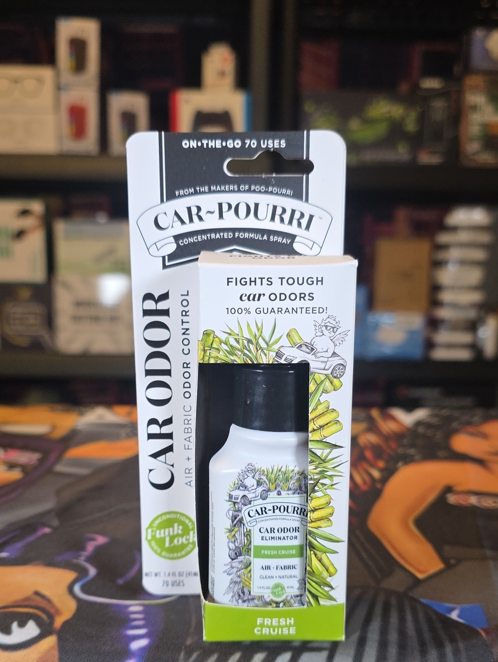 Fresh Cruise Car Odor Eliminator Spray - Fresh Green